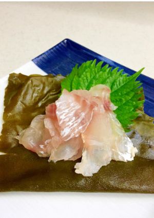 ★鯛の昆布じめ(富山の郷土料理)-レシピのメイン写真