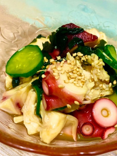 とりささみでかさまし☆タコの酢の物-レシピのメイン写真