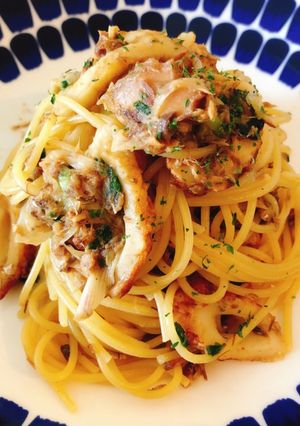 鯖の味噌煮缶で☆簡単パスタ-レシピのメイン写真