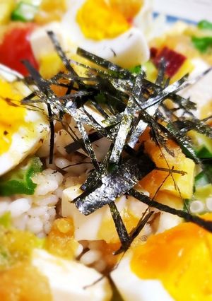 みぞれわさびのサラダごはん-レシピのメイン写真