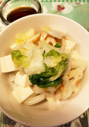 簡単冷やかけ豆腐丼-レシピのメイン写真