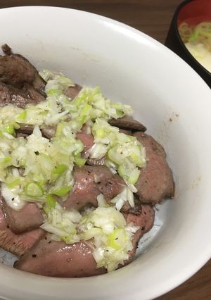ネギ塩牛タン丼-レシピのメイン写真