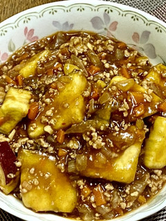 麻婆サツマイモ-レシピのメイン写真