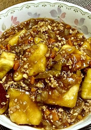 麻婆サツマイモ-レシピのメイン写真