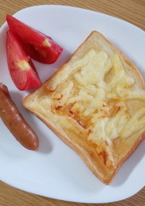 お子さんと♡煮切りみりんチーズトースト-レシピのメイン写真