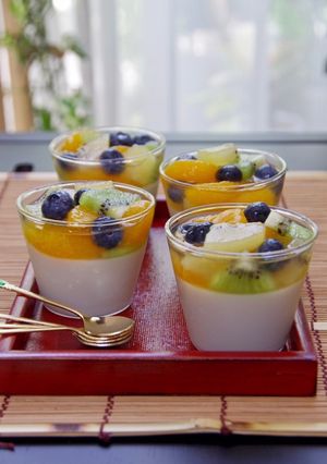 杏仁豆腐風デザート-レシピのメイン写真