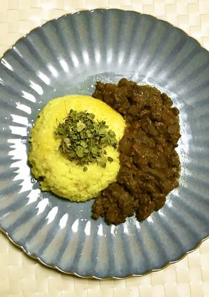 鹿ひき肉を使ったスパイスキーマカレー！-レシピのメイン写真
