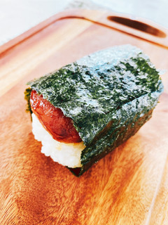 海苔大きめ☆スパムむすび-レシピのメイン写真