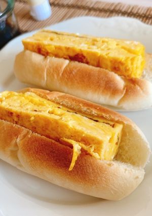 だし巻き卵サンド-レシピのメイン写真