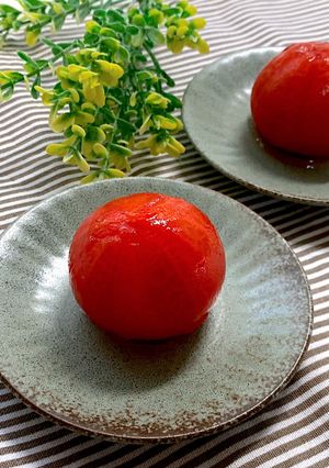 梅酢冷やしトマト-レシピのメイン写真