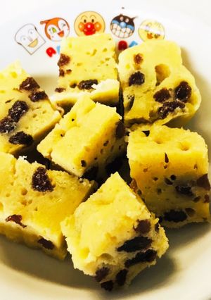 簡単！レーズンとバナナの蒸しパン-レシピのメイン写真