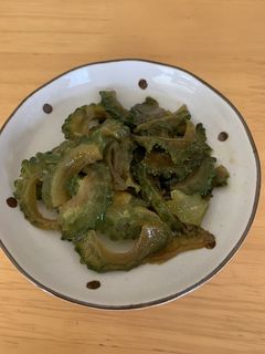 ゴーヤきんぴら-レシピのメイン写真