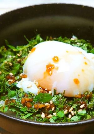 ◆ごま油香る♡スタミナしそ温玉丼-レシピのメイン写真