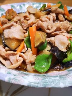 茄子と豚肉のみそ炒め-レシピのメイン写真