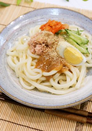 ゴマダレアレンジ　冷やしうどん-レシピのメイン写真