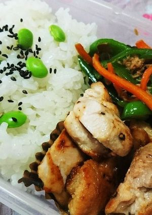 簡単お弁当シリーズvol.4 豆ご飯-レシピのメイン写真