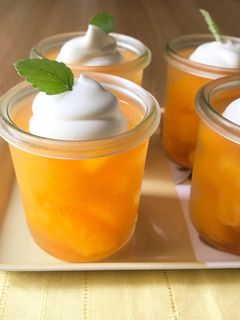 みかんの缶詰でゼリー-レシピのメイン写真