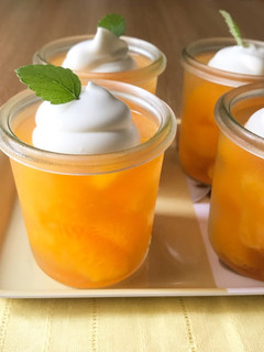 みかんの缶詰でゼリー-レシピのメイン写真