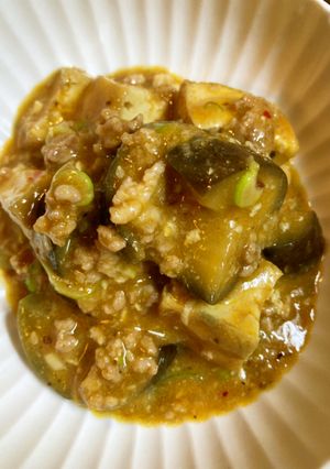味噌で簡単に！麻婆茄子風-レシピのメイン写真