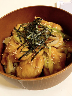 鶏むね肉の照り丼-レシピのメイン写真