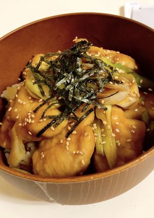 鶏むね肉の照り丼-レシピのメイン写真