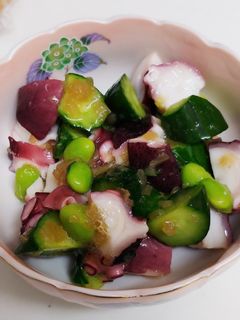 タコときゅうりの玉ねぎポン酢和え-レシピのメイン写真