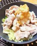 豚しゃぶtoおろし大根レタスうどん