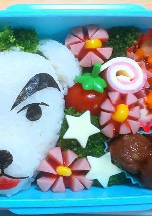 キャラ弁 どうぶつの森 とたけけ-レシピのメイン写真