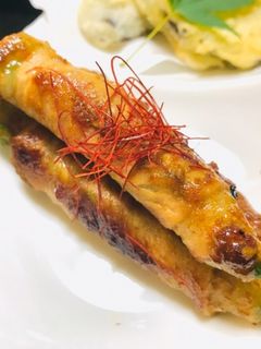 肉巻きオクラ・おくらメインのおかずです。-レシピのメイン写真