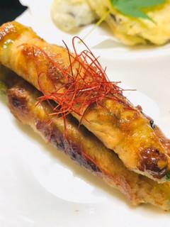 肉巻きオクラ・おくらメインのおかずです。-レシピのメイン写真