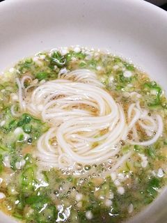 オクラと梅のそうめん-レシピのメイン写真