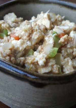 S&Bカレーハーフde炒り豆腐-レシピのメイン写真