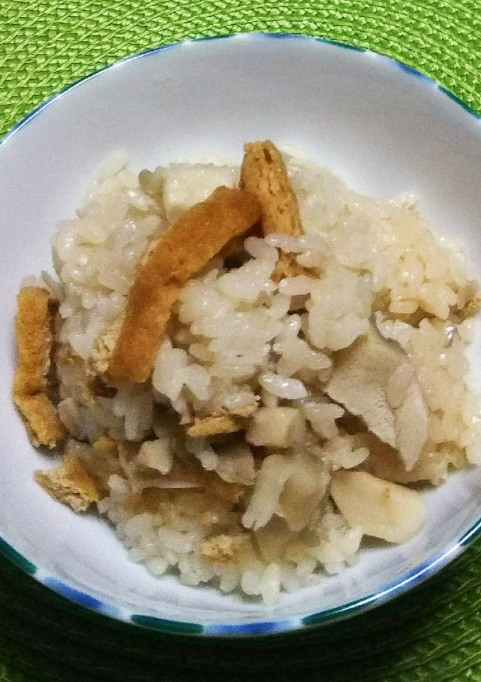 味付き油揚げときのこの炊き込みご飯-レシピのメイン写真