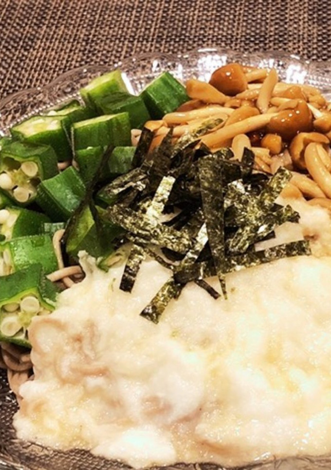 簡単♪ねばとろろ冷やし蕎麦-レシピのメイン写真