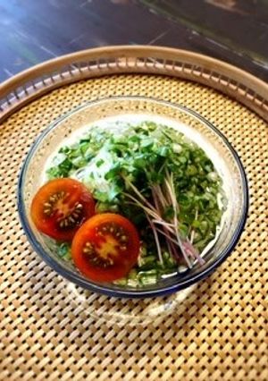 オクラのとろりん素麺-レシピのメイン写真