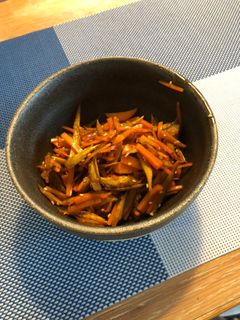 簡単きんぴらごぼう-レシピのメイン写真