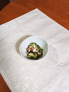 胡瓜とささ身、塩こぶの和え物-レシピのメイン写真
