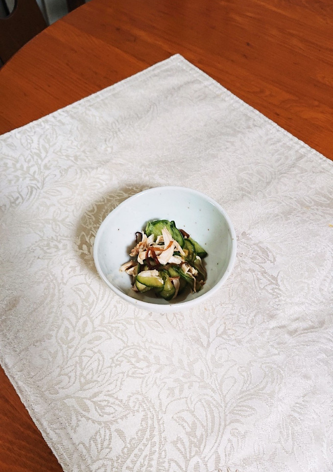 胡瓜とささ身、塩こぶの和え物-レシピのメイン写真