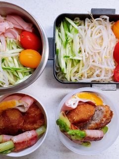 ☆高校生娘と中学生息子のお弁当☆285-レシピのメイン写真