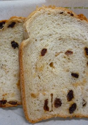 レーズン食パン（HB）-レシピのメイン写真