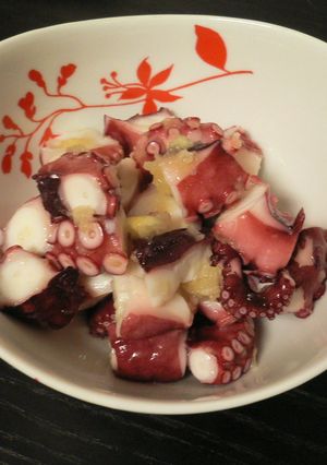 簡単★激ウマ!!!たこニンニク-レシピのメイン写真