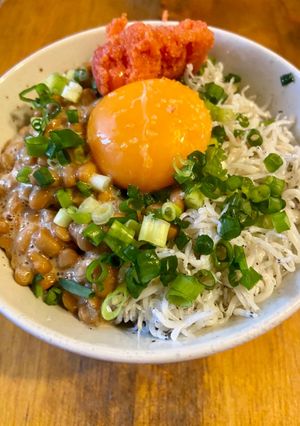 納豆しらすご飯-レシピのメイン写真