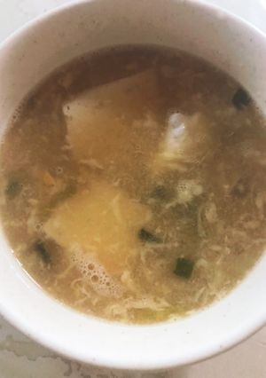 長芋と玉子のスープ　冷たくしても美味しい-レシピのメイン写真