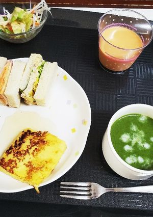 ある老人施設の食物繊維満点朝食-レシピのメイン写真