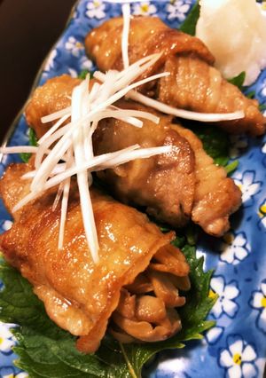 豚肉のマイタケ巻き！バタポン♩家飲み！-レシピのメイン写真