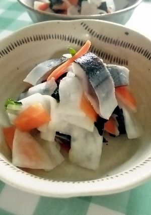 “さんま甘酢しめ”と大根なます-レシピのメイン写真