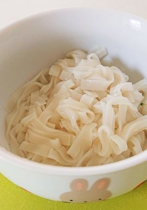 離乳食 餃子の皮の麺-レシピのメイン写真