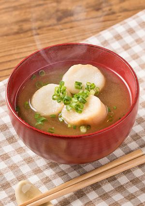 麩と刻みねぎの即席みそ汁-レシピのメイン写真