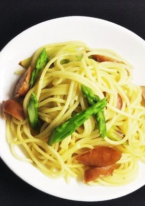 和風アスパラとウインナーのパスタ-レシピのメイン写真