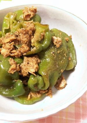 冷やして食べる♪ジャンボししとうのツナ煮-レシピのメイン写真